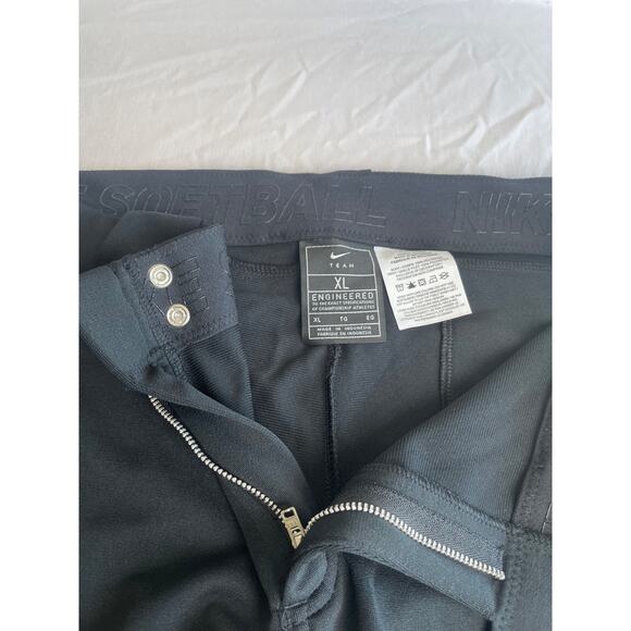 Nike Team Engineered Softball Pants Women's Black Dri-FIT Knicker XL Used - Picture 5 of 13